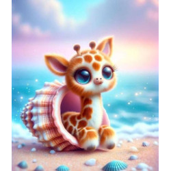 Алмазна мозаїка &quot;Пляжна фантазія&quot;, 20*20см, на рамці, в кор. 21*21*2,5см, ТМ Dreamtoys арт: S10172