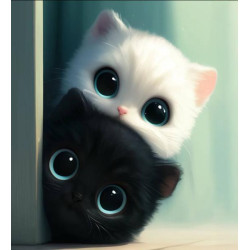 Алмазная мозаика "Любопытные друзья", 20*20см, на рамке, в кор. 21*21*2,5см, ТМ Dreamtoys