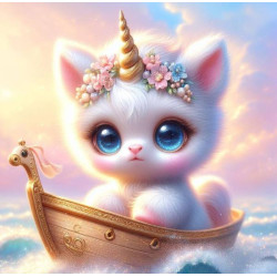 Алмазная мозаика "Волшебное путешествие", 20*20см, на рамке, в кор. 21*21*2,5см, ТМ Dreamtoys