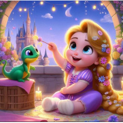 Алмазна мозаїка &quot;Казкове диво&quot;, 20*20см, на рамці, в кор. 21*21*2,5см, ТМ Dreamtoys арт: S10196