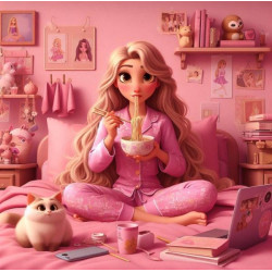 Алмазна мозаїка &quot;Гламурна кімната&quot;, 20*20см, на рамці, в кор. 21*21*2,5см, ТМ Dreamtoys арт: S10199