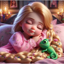 Алмазна мозаїка &quot;Солодкий сон&quot;, 20*20см, на рамці, в кор. 21*21*2,5см, ТМ Dreamtoys арт: S10201