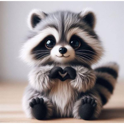 Алмазна мозаїка "Пухнаста ніжність", 20*20см, на рамці, в кор. 21*21*2,5см, ТМ Dreamtoys арт: S10227