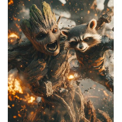 Алмазная мозаика "Стихия дружбы", 30*40см, на рамке, в кор. 31*41*2,5см, ТМ Dreamtoys