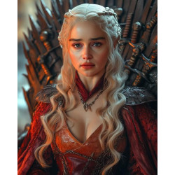 Алмазная мозаика "Мать драконов", 30*40см, на рамке, в кор. 31*41*2,5см, ТМ Dreamtoys