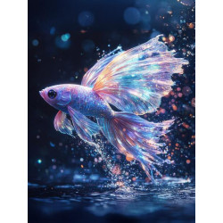 Алмазная мозаика "Светящийся прыжок", 30*40см, на рамке, в кор. 31*41*2,5см, ТМ Dreamtoys