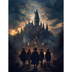 Алмазная мозаика "Заколдованный подъём", 30*40см, на рамке, в кор. 31*41*2,5см, ТМ Dreamtoys