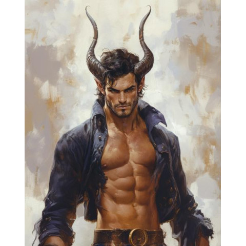 Алмазна мозаїка "Міфічний торс", 30*40см, на рамці, в кор. 31*41*2,5см, ТМ Dreamtoys арт: S20150