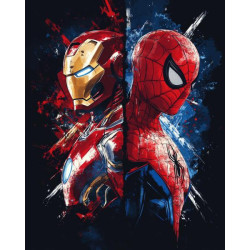 Алмазна мозаїка &quot;Героїчна подвійність&quot;, 30*40см, на рамці, в кор. 31*41*2,5см, ТМ Dreamtoys арт: S20161