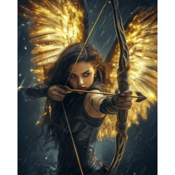 Алмазная мозаика "Небесный лучник", 30*40см, на рамке, в кор. 31*41*2,5см, ТМ Dreamtoys