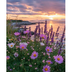 Алмазна мозаїка &quot;Квітковий горизонт&quot;, 30*40см, на рамці, в кор. 31*41*2,5см, ТМ Dreamtoys арт: S20191