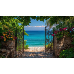 Алмазна мозаїка &quot;Ворота в рай&quot;, 30*40см, на рамці, в кор. 31*41*2,5см, ТМ Dreamtoys арт: S20199