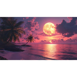 Алмазна мозаїка &quot;Місячна серенада&quot;, 30*40см, на рамці, в кор. 31*41*2,5см, ТМ Dreamtoys арт: S20205