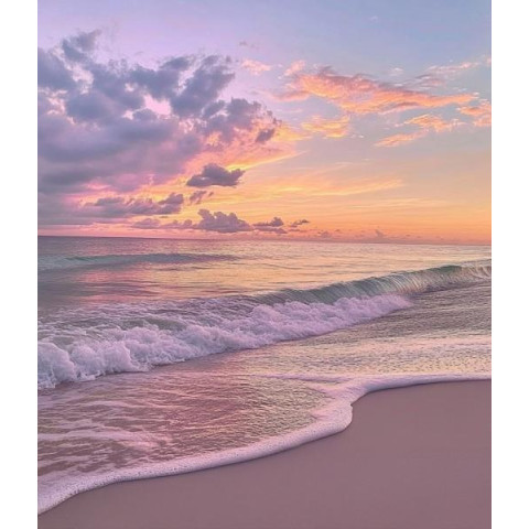 Алмазна мозаїка "Звуки прибою", 30*40см, на рамці, в кор. 31*41*2,5см, ТМ Dreamtoys арт: S20214