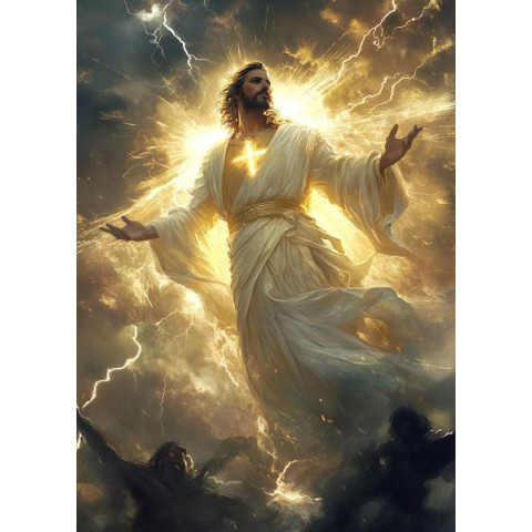 Алмазна мозаїка "Божественне вознесіння", 30*40см, на рамці, в кор. 31*41*2,5см, ТМ Dreamtoys арт: S20230