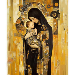 Алмазна мозаїка &quot;Золоті обійми&quot;, 30*40см, на рамці, в кор. 31*41*2,5см, ТМ Dreamtoys арт: S20232