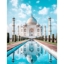 Алмазная мозаика "Тадж-Махал: Чудо света", 30*40см, на рамке, в кор. 31*41*2,5см, ТМ Dreamtoys