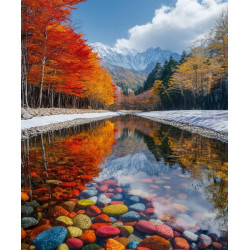 Алмазна мозаїка &quot;Райдужний краєвид&quot;, 30*40см, на рамці, кор. 31*41*2,5см, ТМ Dreamtoys арт: S20240