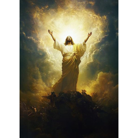 Алмазна мозаїка "Божественне сходження", 30*40см, на рамці, в кор. 31*41*2,5см, ТМ Dreamtoys арт: S20244