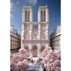 Алмазна мозаїка &quot;Собор Паризької Богоматері&quot;, 30*40см, на рамці, в кор. 31*41*2,5см, ТМ Dreamtoys арт: S20246