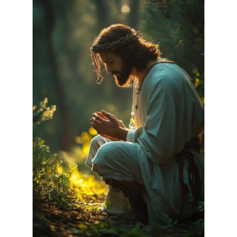 Алмазна мозаїка "Наодинці з собою", 30*40см, на рамці, в кор. 31*41*2,5см, ТМ Dreamtoys арт: S20264