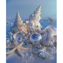 Алмазна мозаїка &quot;Скарби океану&quot;, 30*40см, на рамці, в кор. 31*41*2,5см, ТМ Dreamtoys арт: S20273