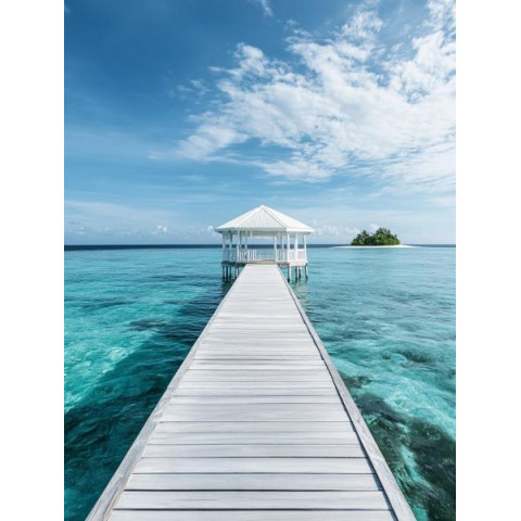 Алмазна мозаїка "Райський куточок. Мальдіви", 30*40см, на рамці, в кор. 31*41*2,5см, ТМ Dreamtoys арт: S20285