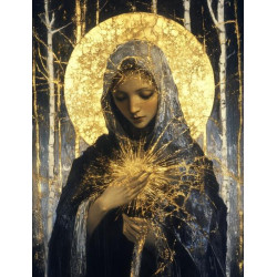 Алмазна мозаїка "Сяюча благодать", 30*40см, на рамці, в кор. 31*41*2,5см, ТМ Dreamtoys арт: S20288