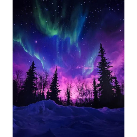 Алмазна мозаїка "Небесна симфонія", 30*40см, на рамці, в кор. 31*41*2,5см, ТМ Dreamtoys арт: S20293