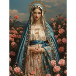 Алмазна мозаїка &quot;Божественне цвітіння&quot;, 30*40см, на рамці, в кор. 31*41*2,5см, ТМ Dreamtoys арт: S20310