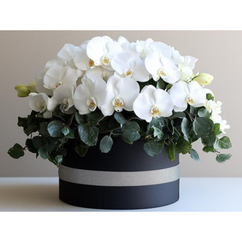 Алмазна мозаїка "Елегантність орхідей", 30*40см, на рамці, в кор. 31*41*2,5см, ТМ Dreamtoys арт: S20311