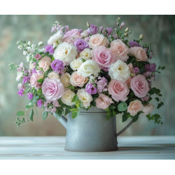 Алмазна мозаїка "Симфонія пелюсток", 30*40см, на рамці, в кор. 31*41*2,5см, ТМ Dreamtoys арт: S20319