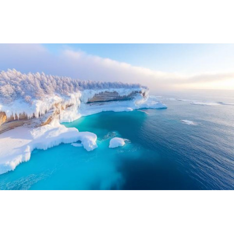 Алмазна мозаїка "Змерзла безтурботність", 30*40см, на рамці, в кор. 31*41*2,5см, ТМ Dreamtoys арт: S20320