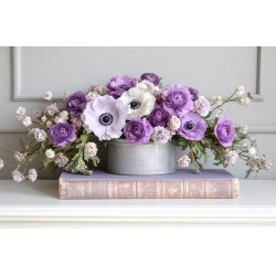 Алмазная мозаика "Композиция с анемонами", 30*40см, на рамке, в кор. 31*41*2,5см, ТМ Dreamtoys