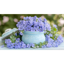 Алмазна мозаїка &quot;Блакитні запашні квіти&quot;, 30*40см, на рамці, в кор. 31*41*2,5см, ТМ Dreamtoys арт: S20324