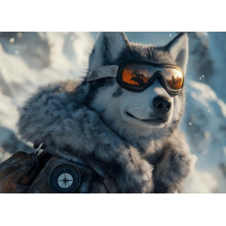 Алмазна мозаїка &quot;Арктичний мандрівник&quot;, 30*40см, на рамці, в кор. 31*41*2,5см, ТМ Dreamtoys арт: S20330