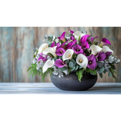 Алмазна мозаїка "Елегантні кали", 30*40см, на рамці, в кор. 31*41*2,5см, ТМ Dreamtoys арт: S20333