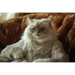 Алмазная мозаика "Королевские усики", 30*40см, на рамке, в кор. 31*41*2,5см, ТМ Dreamtoys