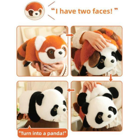 М'яка іграшка Панда-перевертиш, 25см, ТМ Dreamtoys арт: IA21