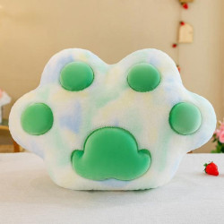 Подушка Лапа кошачья зеленая, 50x35см