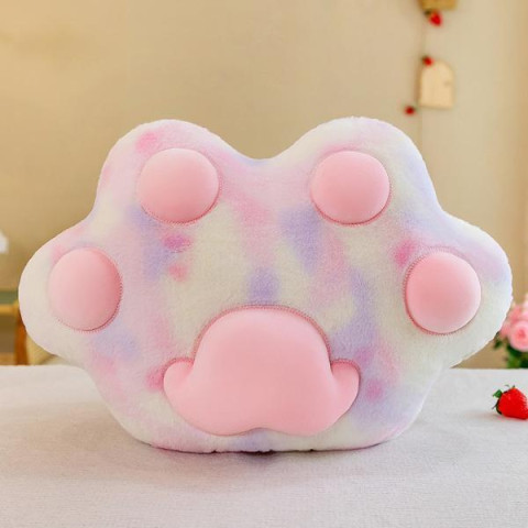  Подушка   Лапа кошачья розовая, 50x35см, AToys (EA18)