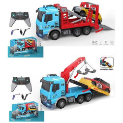 Евакуатор р/к, акумулятор, 30см, 1:14, світло, гумові колеса, USBзарядне, 2 види, в кор. 43*21,5*13см  арт: YJ-118-3-5