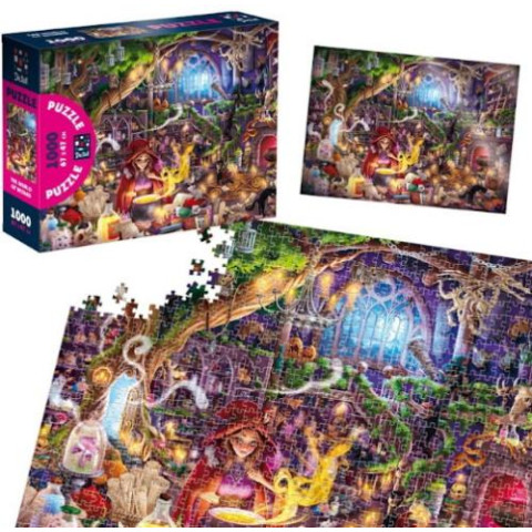 Пазлы De.tail. Чарівниця. 1000 деталей, в кор. 27*22*7см, ТМ Vladi Toys, Украина