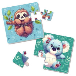 Мягкие пазлы "Лінивець та коала", пак. 21*17см, ТМ Vladi Toys, Украина