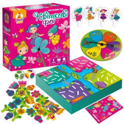 Игра настольная развлекательная. Квіткові феї, в кор. 26*26*6см, ТМ Vladi Toys, Украина