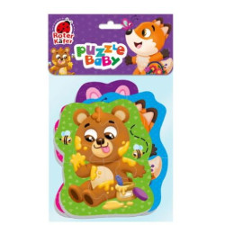 Пазли м&#039;які Roter Kafer &quot;Лісові звірі&quot;, пак. 25*14см, ТМ Vladi Toys, Україна арт: RK6010-06