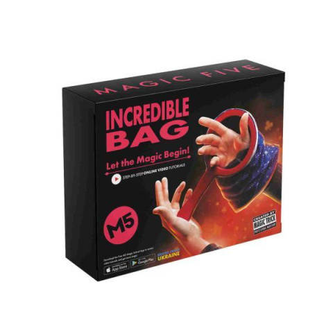Устройство для демонстрации фокусов и трюков в игровой форме Magic Five - Incredible Bag, в кор. 22*27*5см