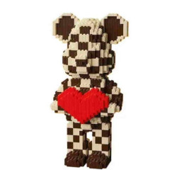 Конструктор Magic Blocks у вигляді ведмедика Bearbrick, 1800дет., в кор. 33*25*6см арт: ZB-607(8977)
