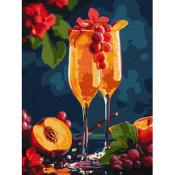 Картина по номерам "Игристое наслаждение" 30х40см, термопакет, ТМ Идейка, Украина
