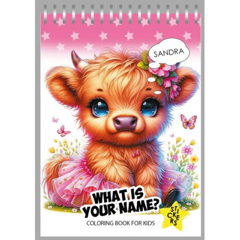 Раскраска с наклейками 10,5*14,8см,100г, 12 листов, печать 4+4 пружина, ТМ Fresh, Украина